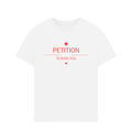 White Printed T-shirt Front