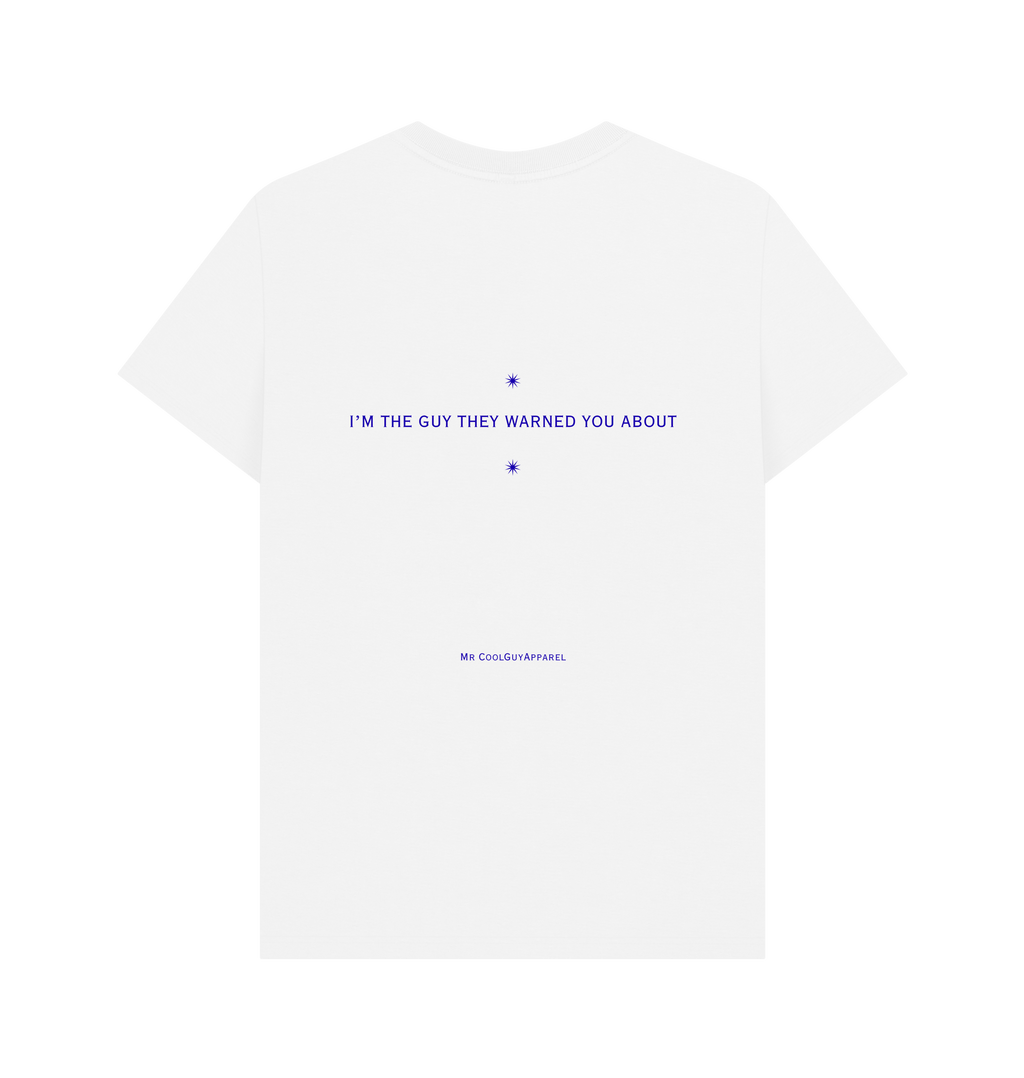 White Printed T-shirt Back