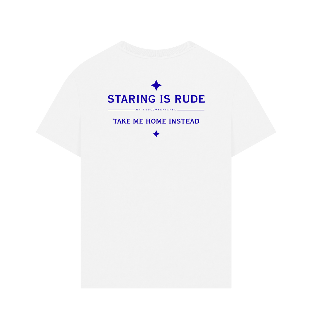 White Printed T-shirt Back