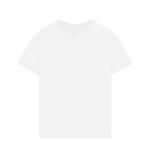 White Printed T-shirt Front