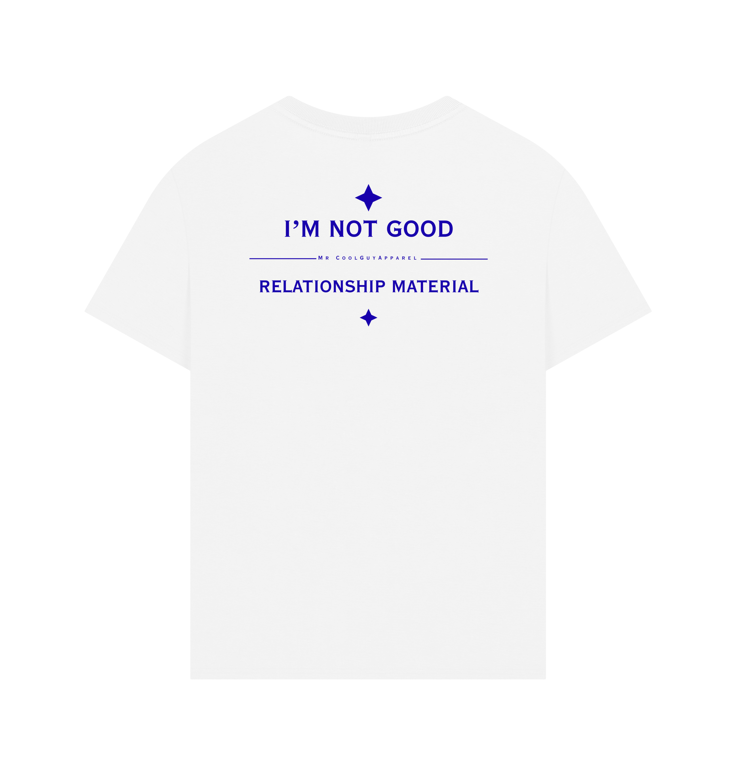 White Printed T-shirt Back