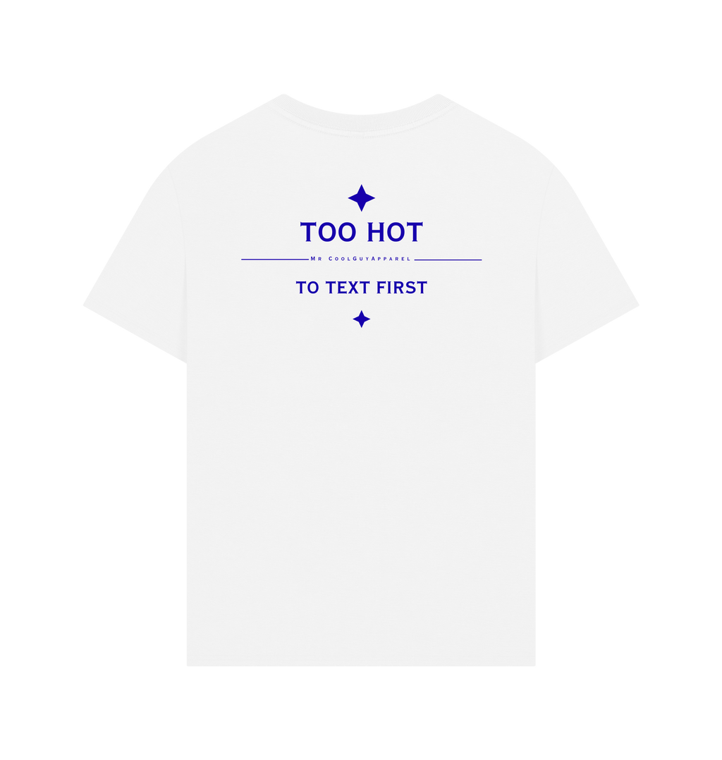 White Printed T-shirt Back