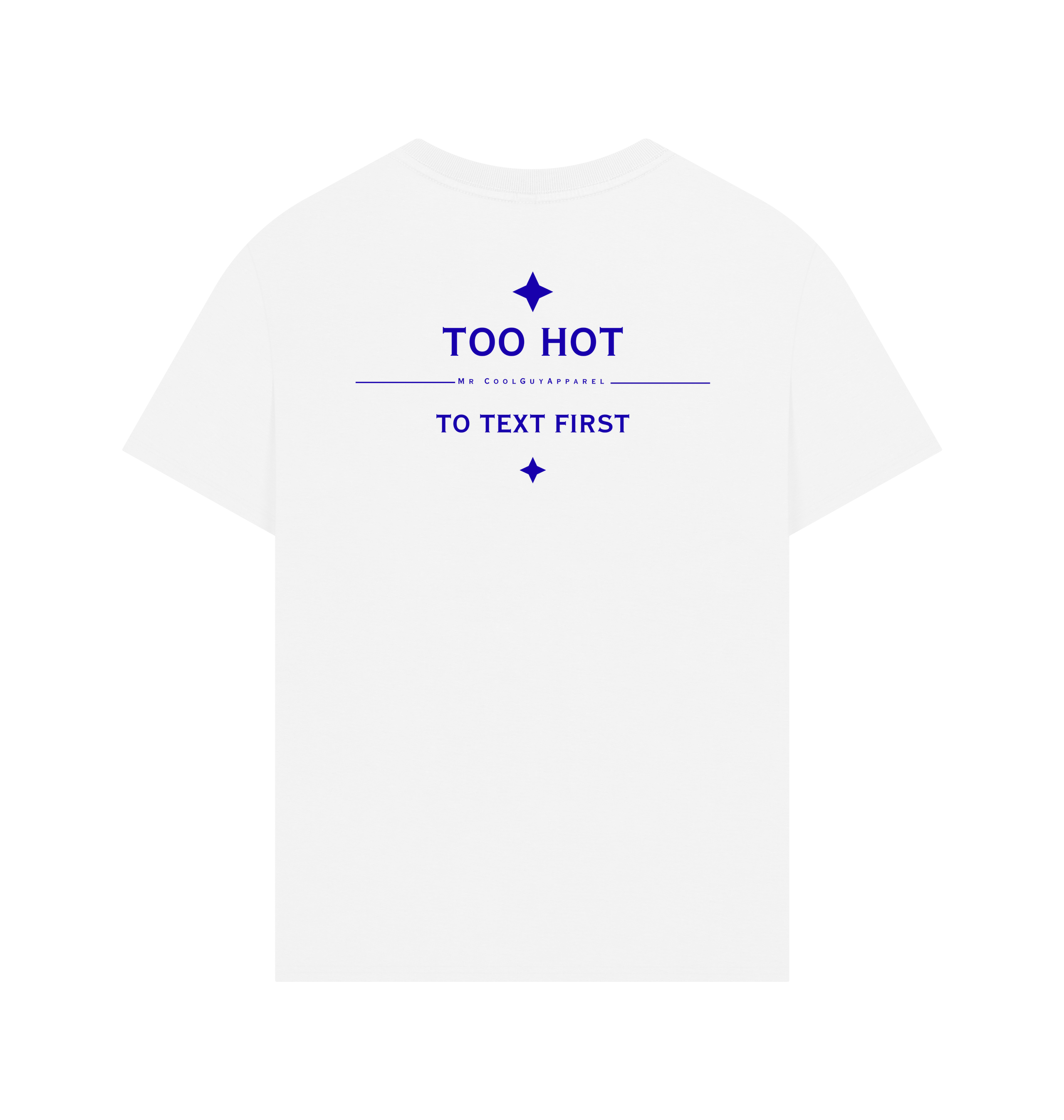 White Printed T-shirt Back