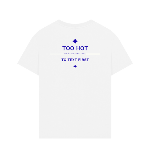 White Printed T-shirt Back